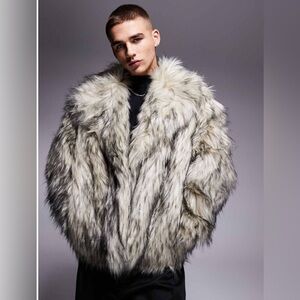 ASOS Design Faux Fur Coat